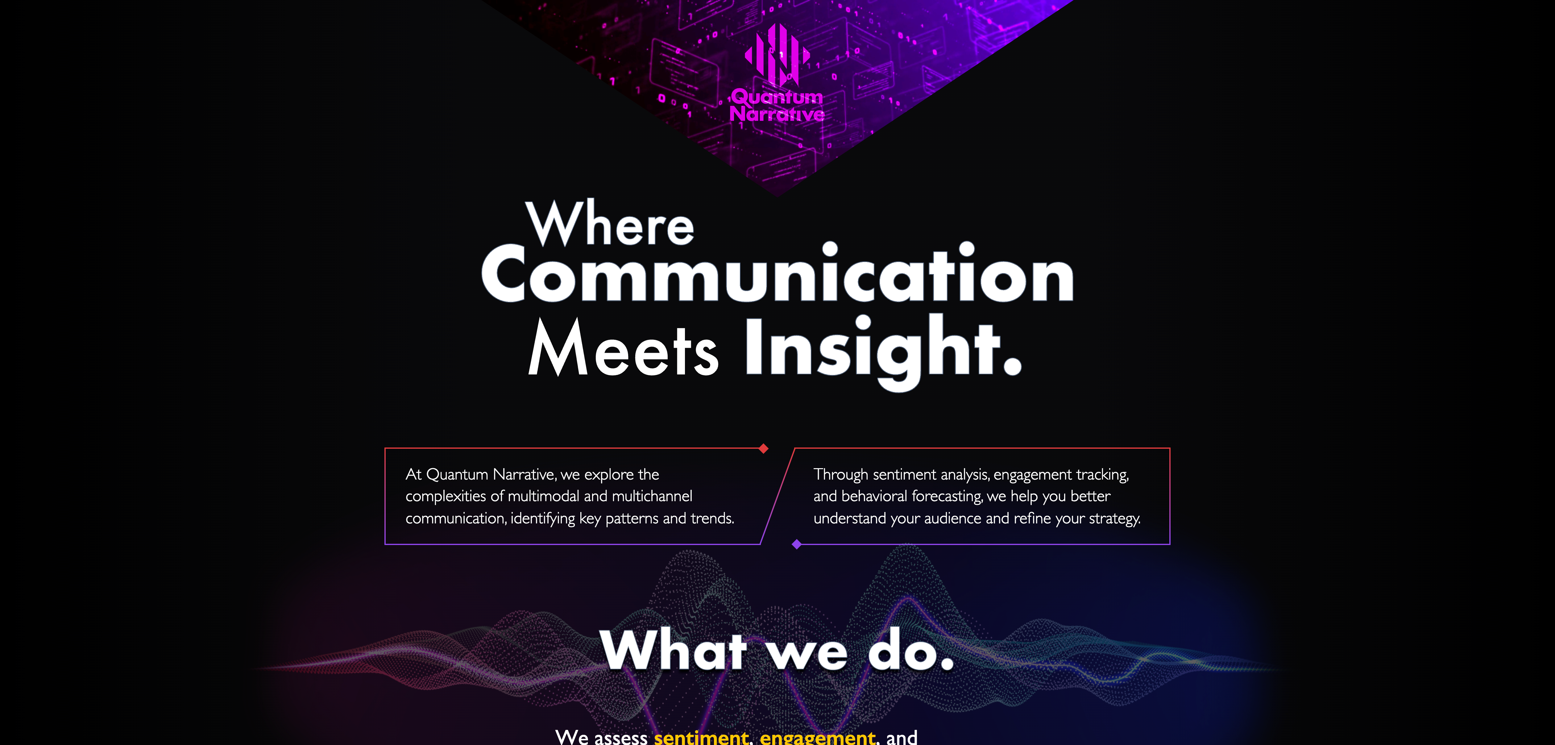 Quantum Narrative Website